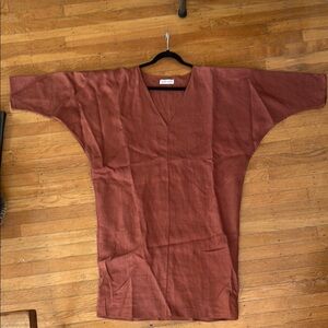 100% Linen Dress with pockets